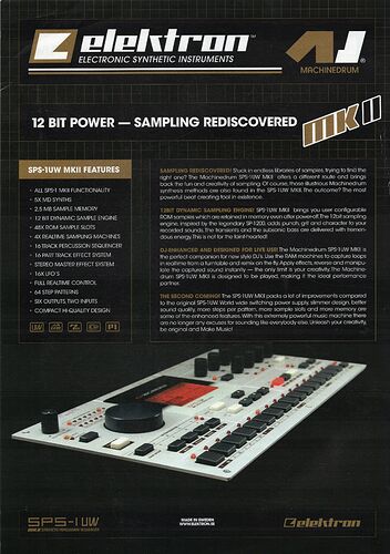 Machinedrum SPS-1UW MKII a